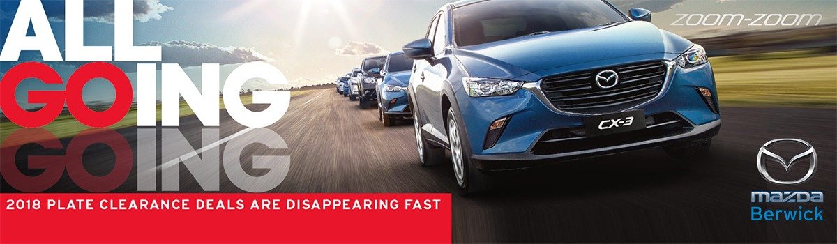 Berwick Mazda's All Go 2018 Plate Clearance Large Image