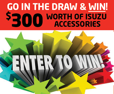 Win $300 worth of Isuzu accessories image