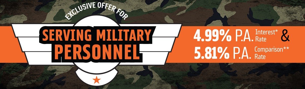 Exclusive Finance Offer For Serving Military Personnel Large Image