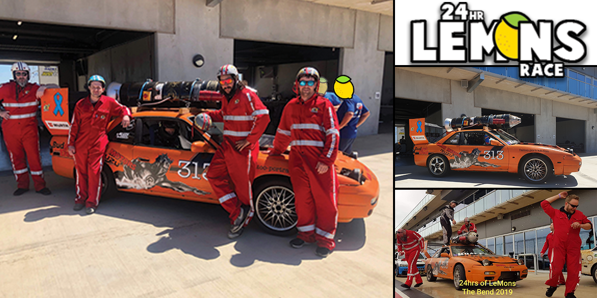 blog large image - Introducing the ‘Captain Risky’ car, raced in a mad-cap event by two of our staff members