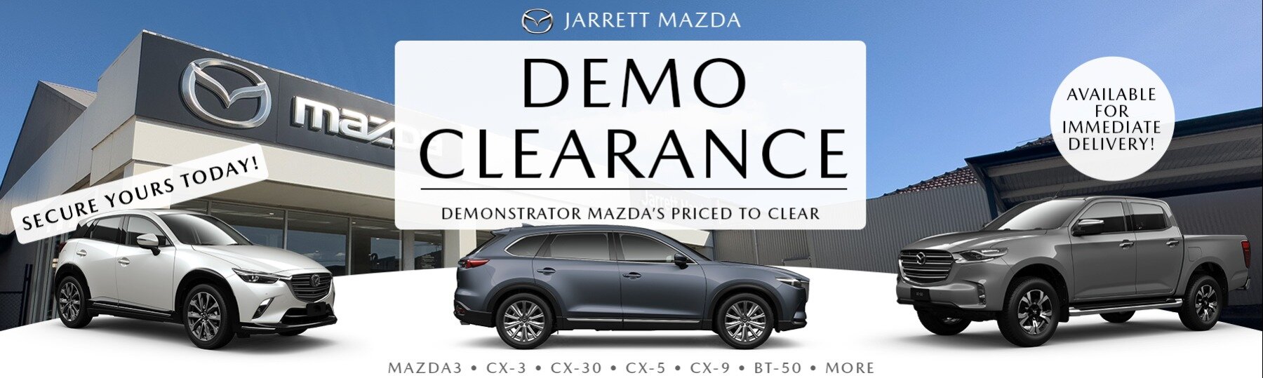 Jarrett Mazda Demo Clearance