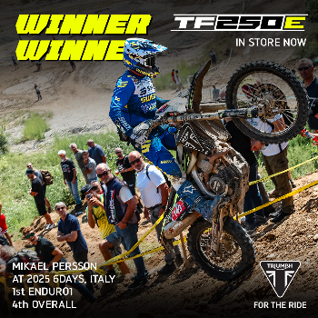 Triumph makes historic 6Days Enduro debut image