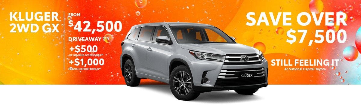Kluger - from $42,500 driveaway Large Image