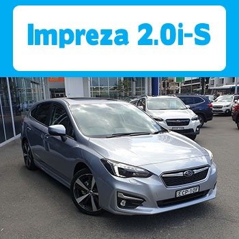 MY19 Impreza 2.0i-S $29,990 Small Image