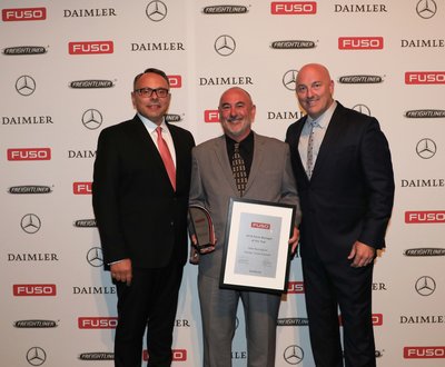 Daimler Trucks Adelaide winning several awards at the Daimler Truck and Bus National Dealer of The Year Awards for 2018 image
