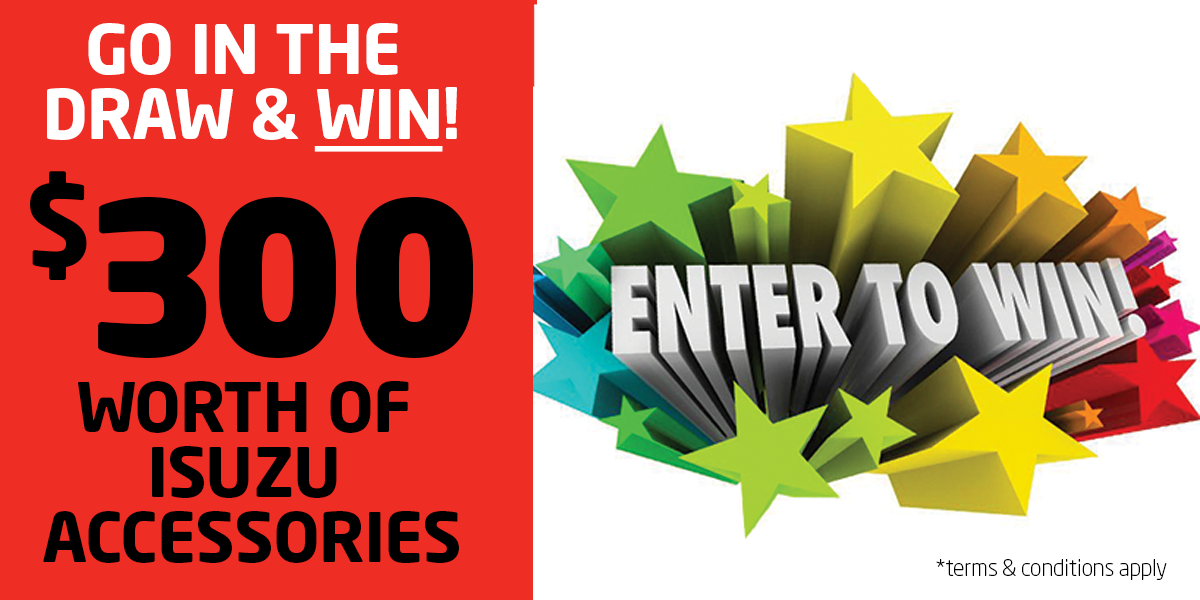 blog large image - Win $300 worth of Isuzu Accessories