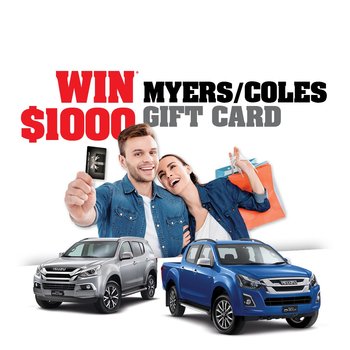 WIN $1000 Coles/Myer Gift Card! * Small Image