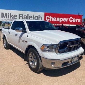 2019 RAM WHITE LARAMIE 4X4 ECODIESEL CREW CAB Small Image