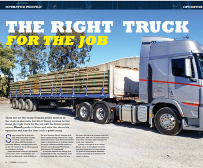 Hyundai Xcient, The Right Truck For the JOB  image