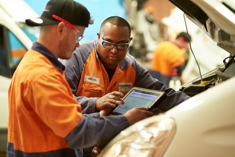 Time for a Service? Book a certified service online at AV Truck Services.