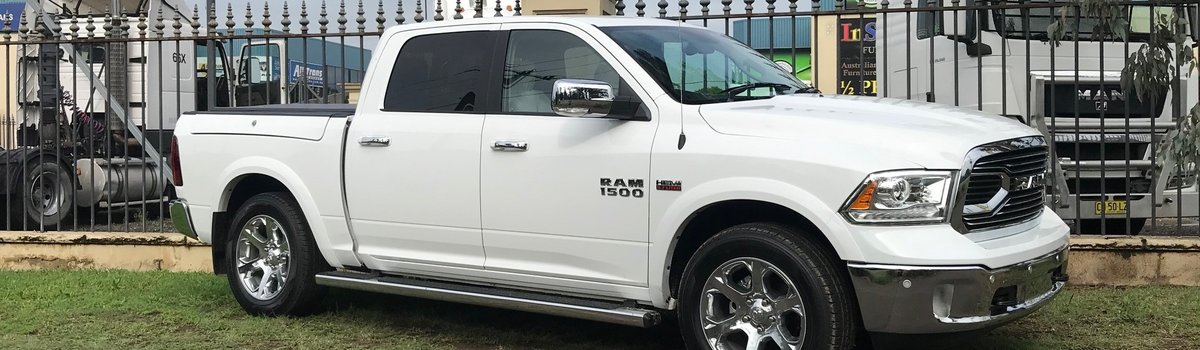 White Ram 1500 Laramie RAMBOX Large Image