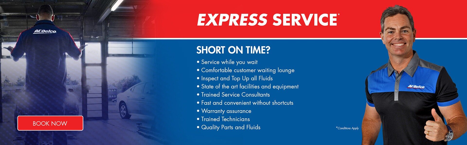 Express Service, Batteries and Brakes Shacks ACDelco