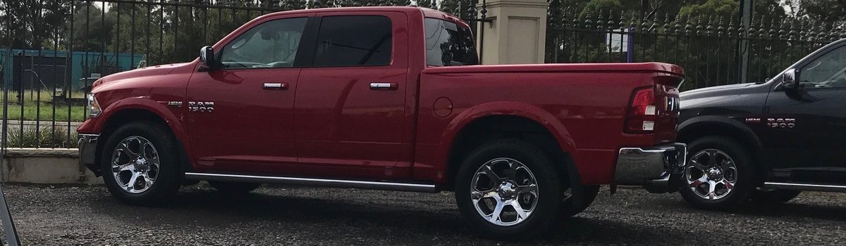 Flame Red Ram 1500 Laramie Large Image