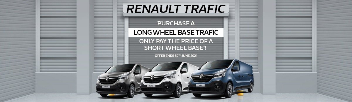 Barry Bourke Renault Exclusive Trafic Offer! Large Image