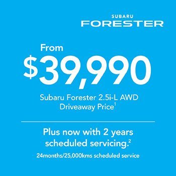 2019 Plate Clearance - Forester 2.5i-L AWD Small Image