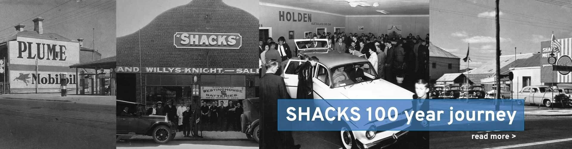 Shacks 100 year Journey - Read more Homepage Banner