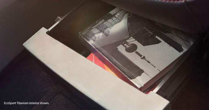 Below Seat Storage Compartment