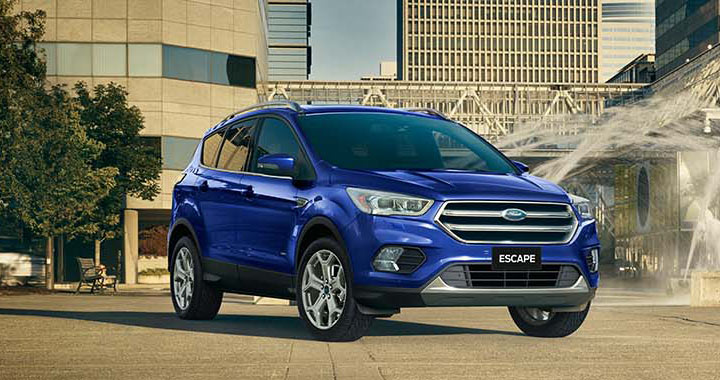 Blue Escape On Road