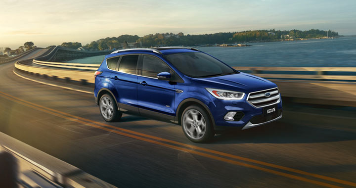 Blue Escape On Road