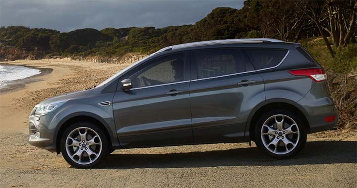 Right Side Overview Of Gray Kuga