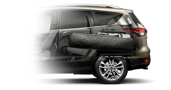 Adaptable Rear Storage