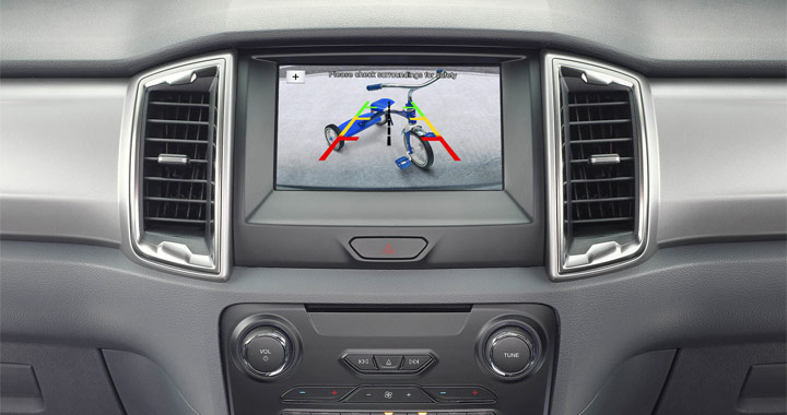Ford Ranger Rear View Camera and Sensors