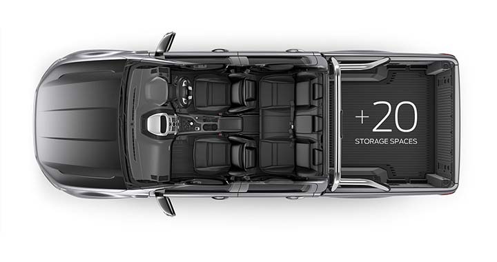 Ford Ranger Storage Spaces