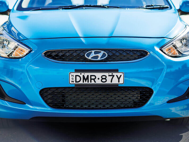 Bold new front grille.