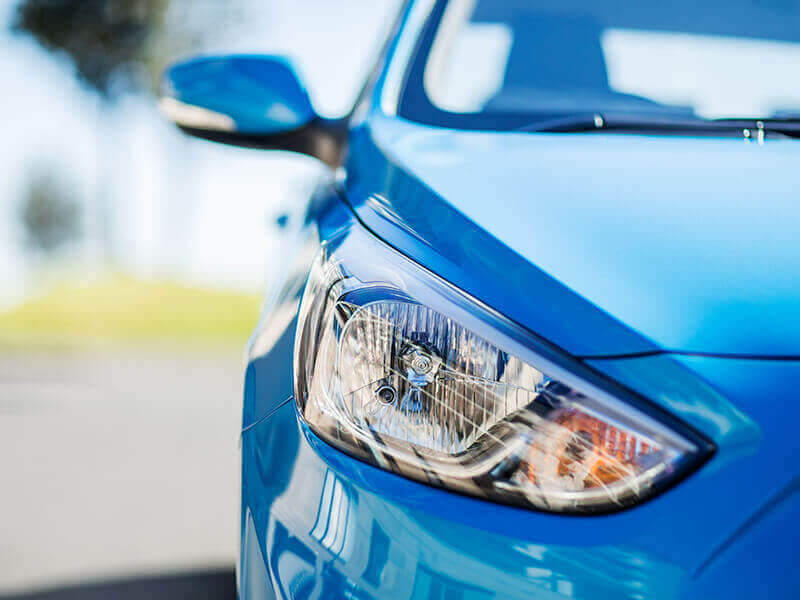 New headlight bezel colour.