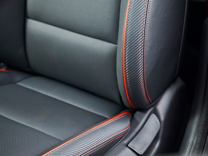 Sports bucket seats.