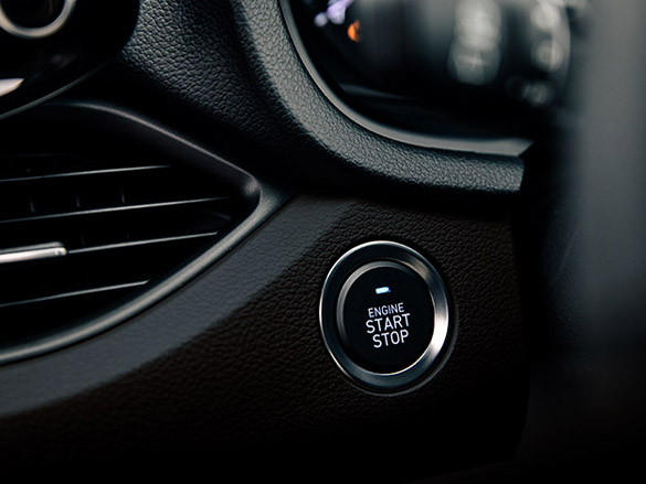 Smart key with push button start.