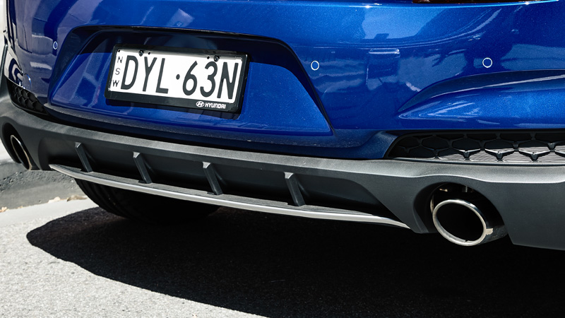 Rear diffuser.