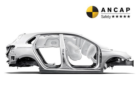7 Airbags and intelligent chassis design.