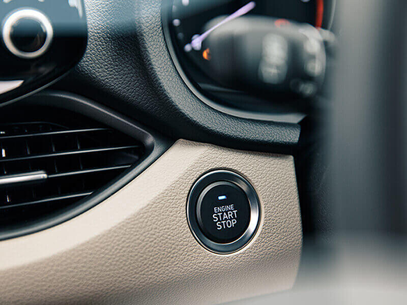 Smart Key with push button start.