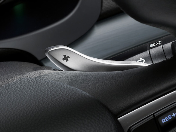 Paddle shifters.