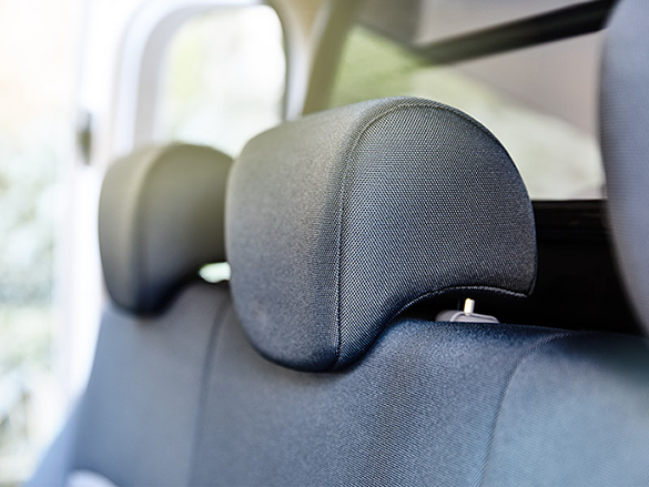 Head restraints with vertical adjustment.