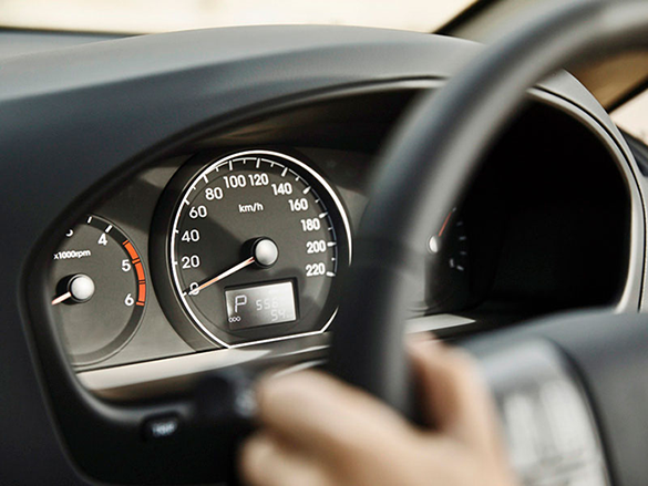 Supervision cluster with trip computer.