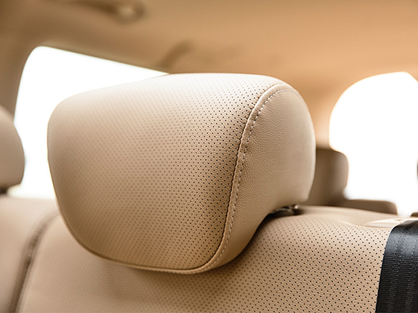 Head restraints with vertical adjustment.