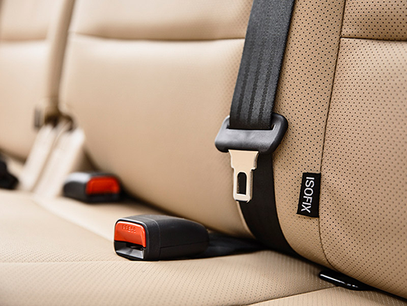 ISOFIX anchor points.