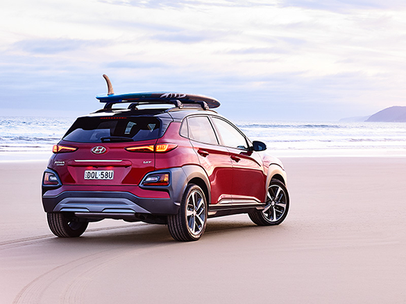 Silver rear skid plate.