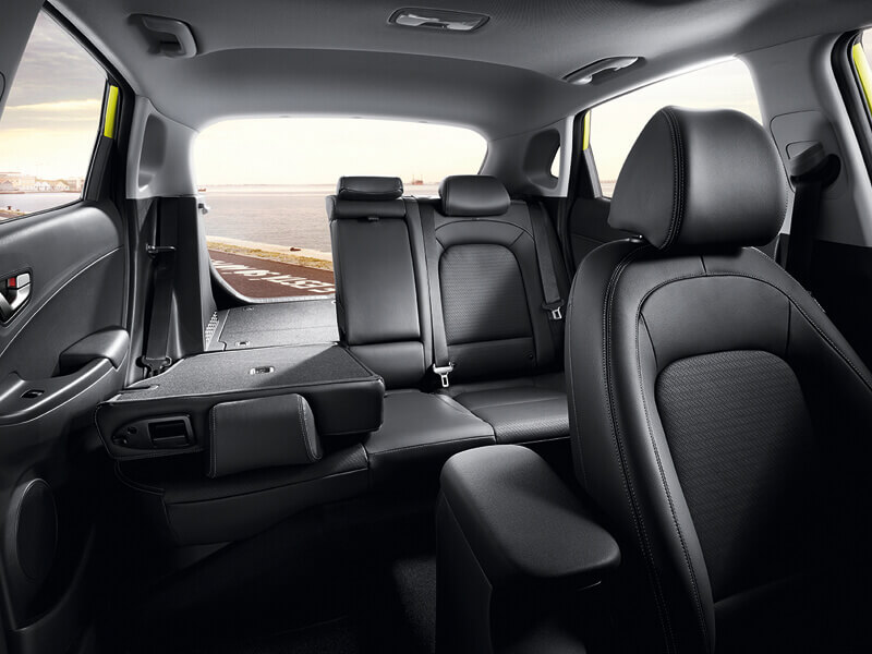 Leather appointed interior.