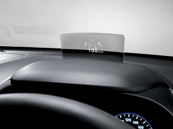 Suite of advanced technology: Head-Up Display (HUD).