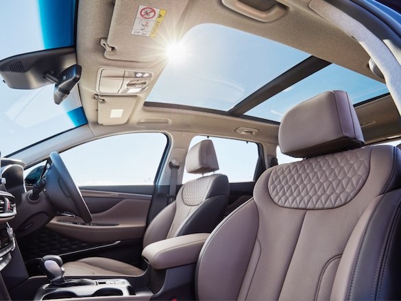 Stylish and spacious interior.