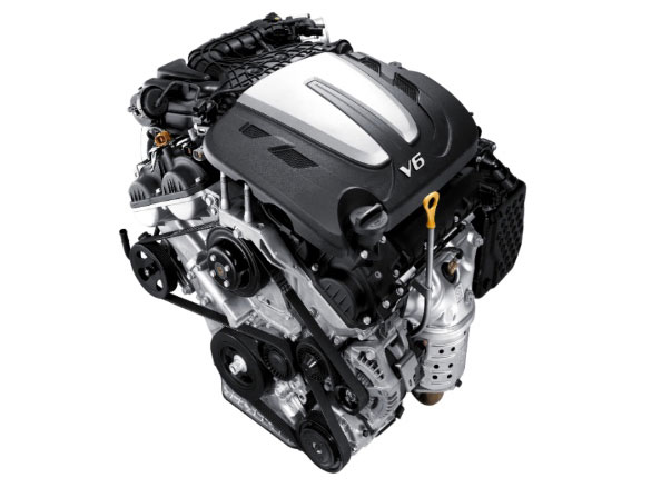 3.5 MPi petrol V6 2WD engine.
