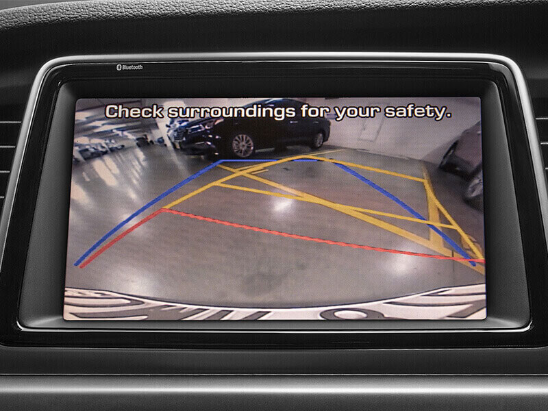 Rear view camera.