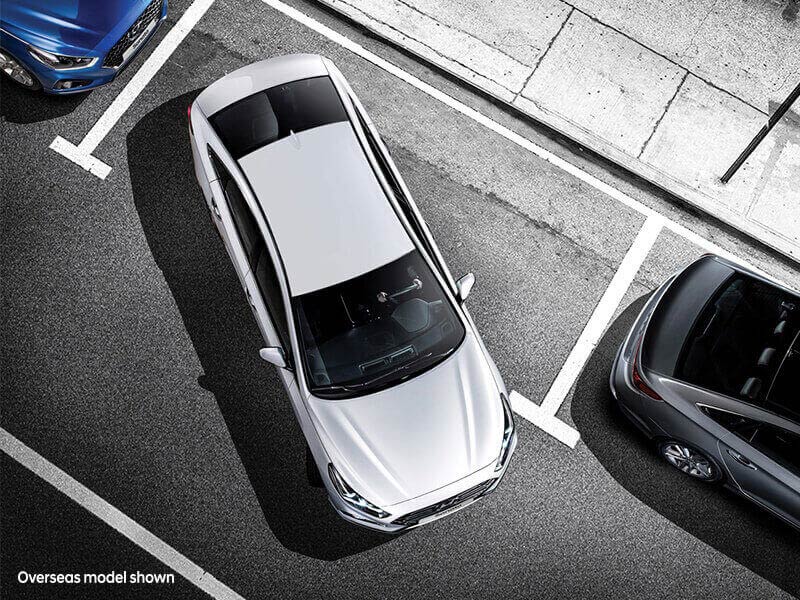 Front & rear parking assist system.