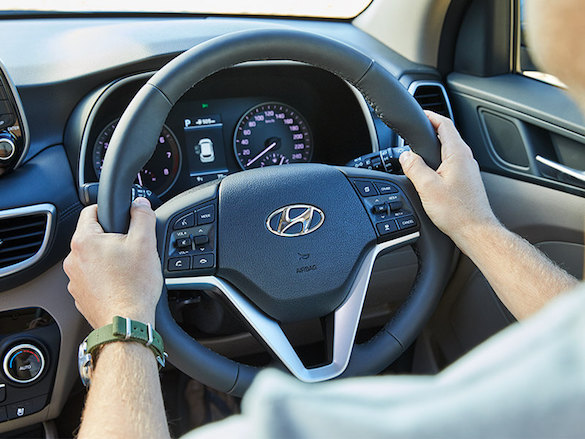 Heated steering wheel.