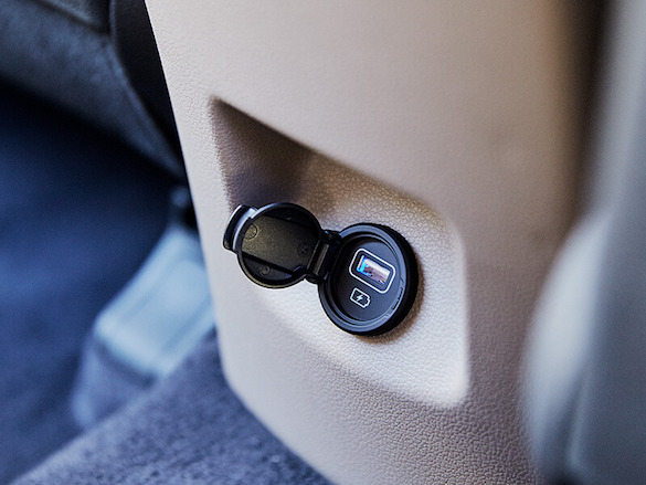Rear USB port.