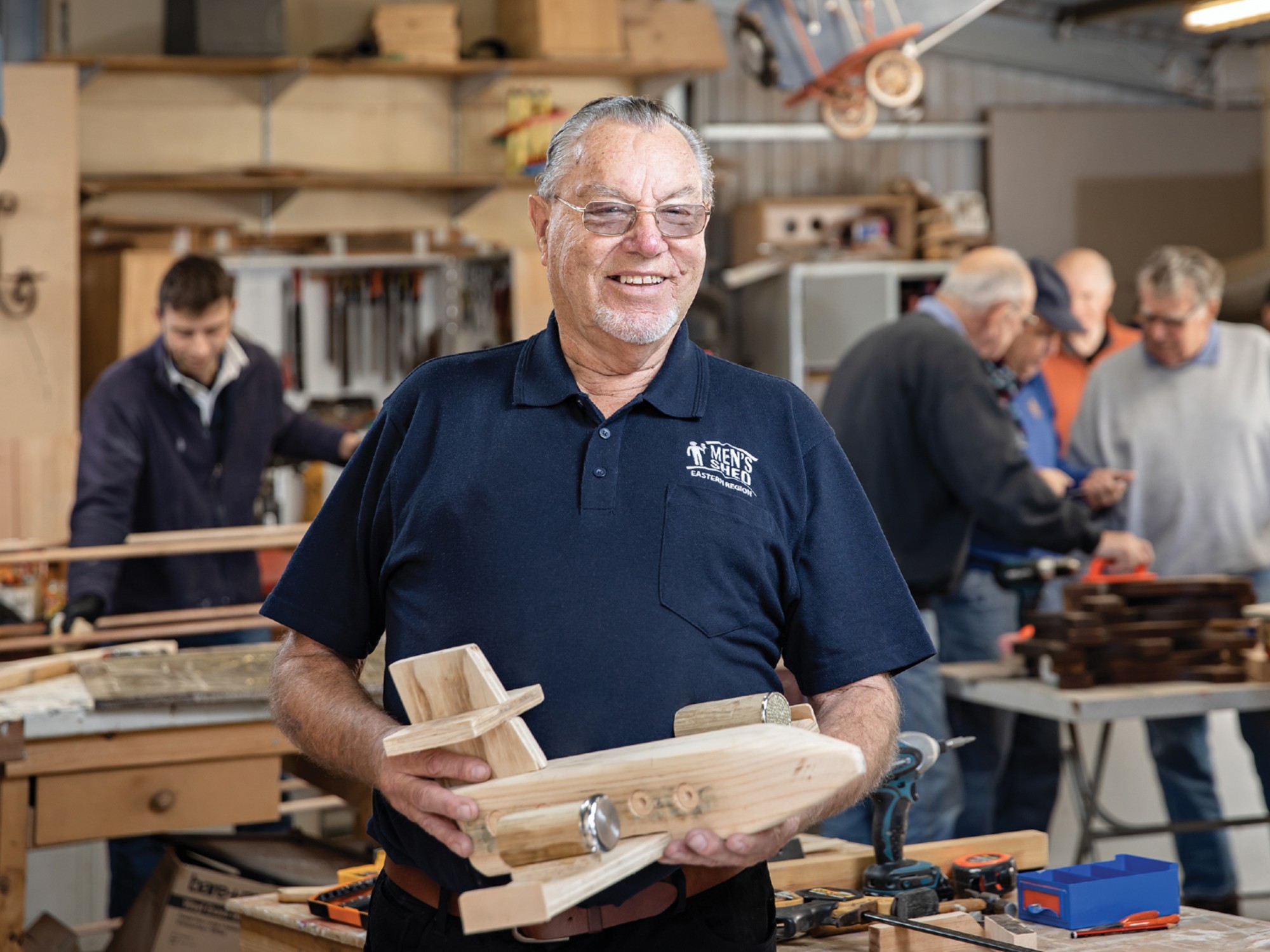 A men's shed in Burnside, Adelaide