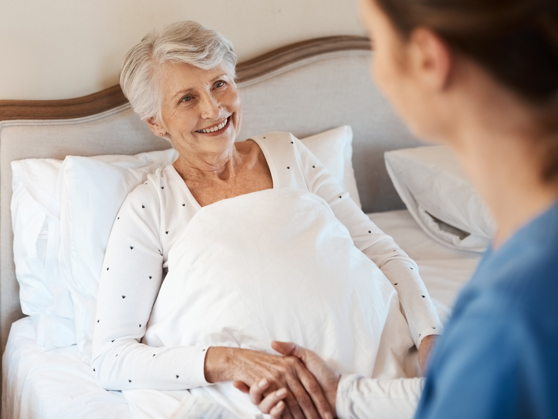 Older woman with her respite carer